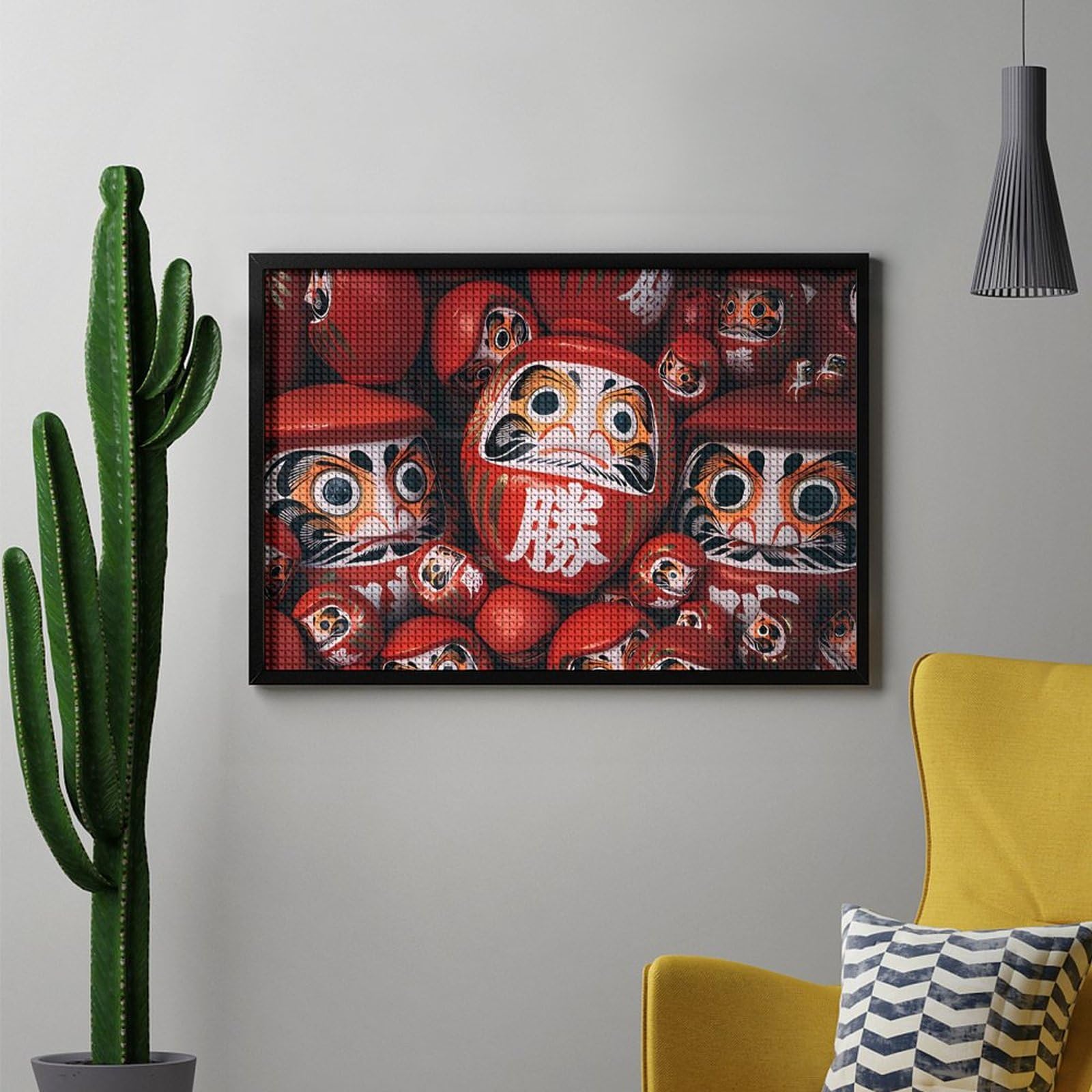 Amazon | 福だるま 縁起物だるま 5D ダイヤモンドの絵キット ししゅう