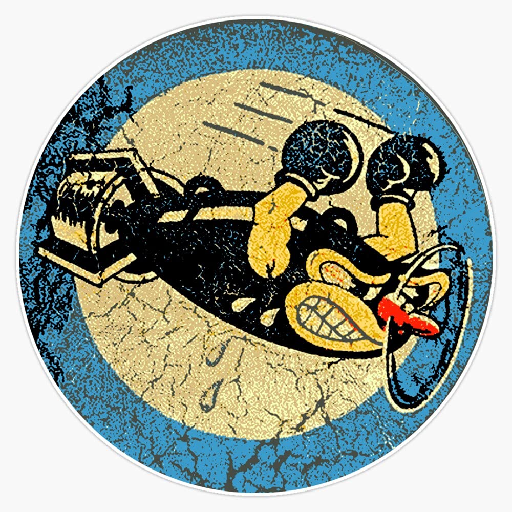 Boxing Bomb Ww2 Airforce Patch Usa Vinyl Decal Wall Laptop Bumper Sticker 5"