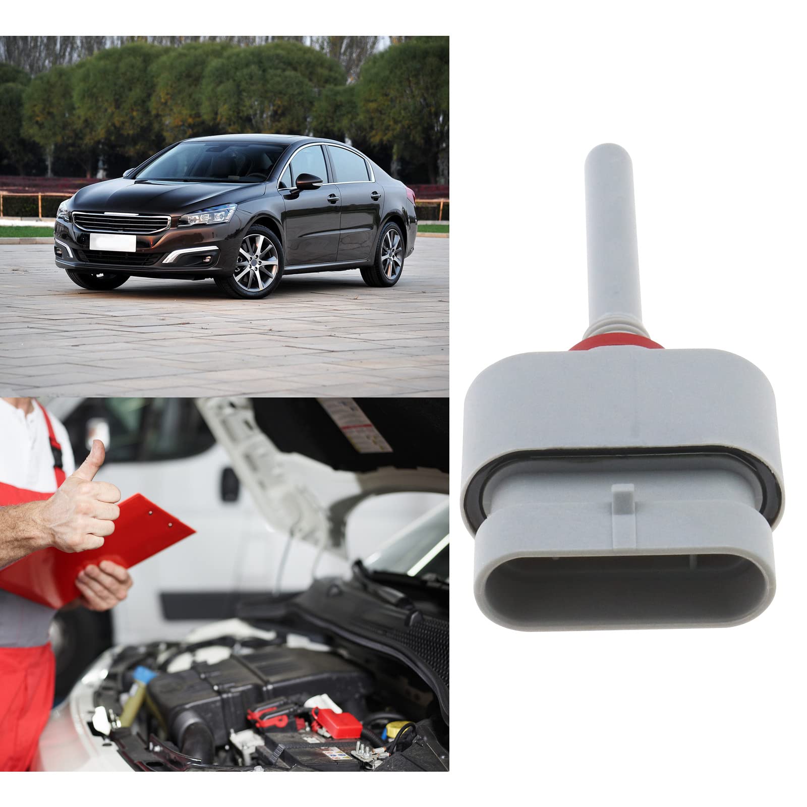 Sensore di acqua carburante 77366566 Ricambio, compatibile con Ducato Relay Boxer Autoteile, 5 poli, ABS Grigio