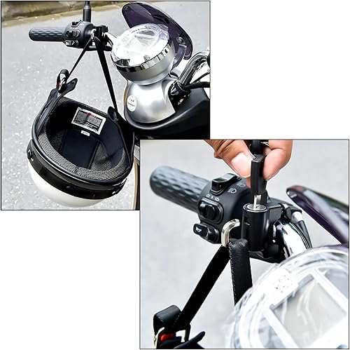 Miniatura 4 de 2 accesorios de bloqueo de seguridad para casco de motocicleta, antirrobo, fijo, multifunción, con llave para motocicletas, bicicletas, bicicleta