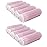 ZYIGYI 1000 Pcs Disposable Micro Cotton Swabs, Microswabs Applicator Brush for Eyelash Extension, Lips Mascara Wands Pink