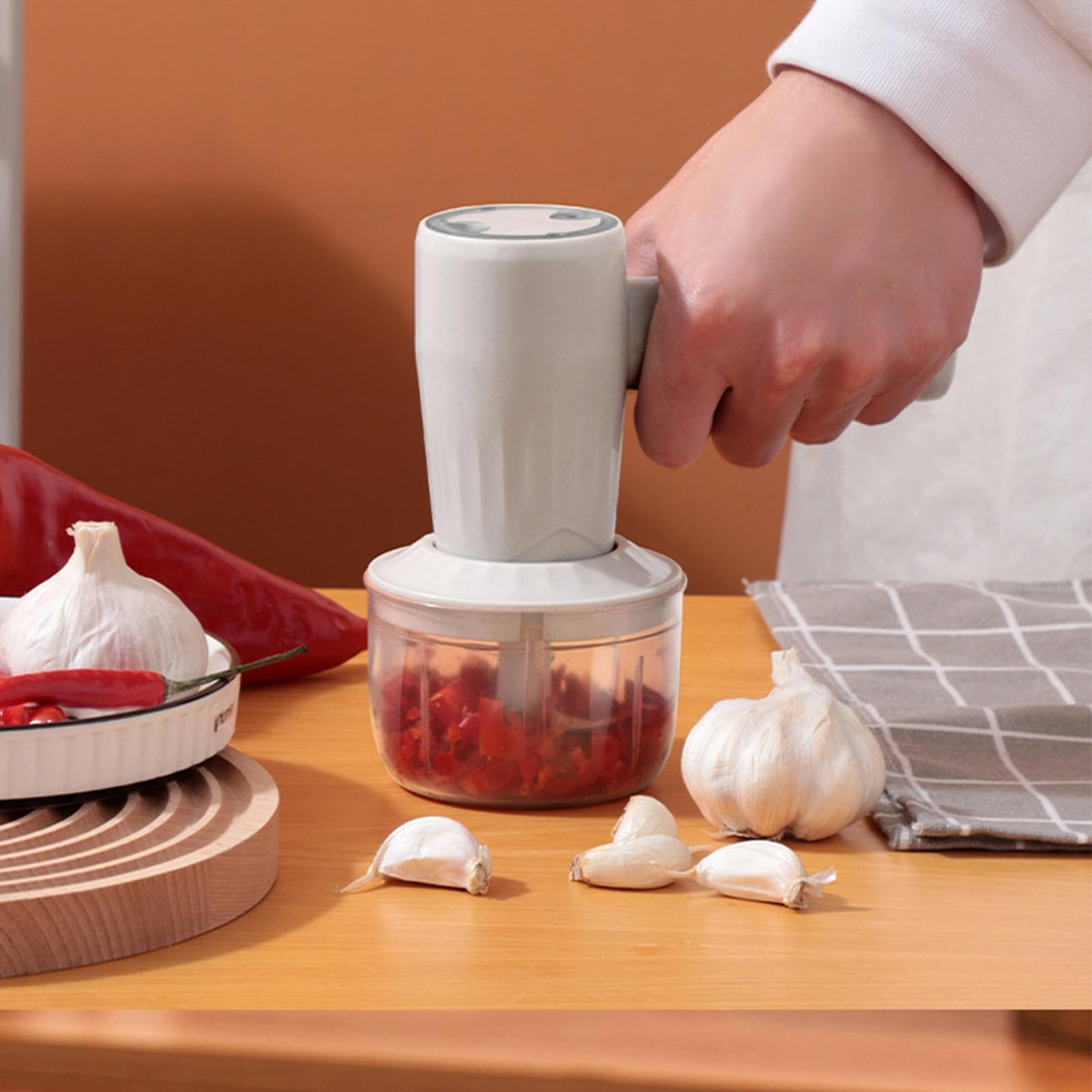 Sbattitore Elettrico Gadget Da Cucina Senza Fili A 3 Velocità In Acciaio