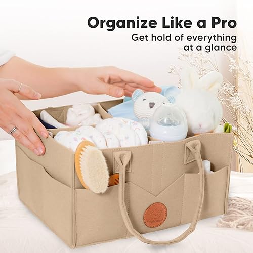 Miniatura 8 de KeaBabies Portabebés y organizador de pañales KeaBabies – Todo en 1 Original transpirable Baby Sling, organizador de bebé para guardería, ligero,