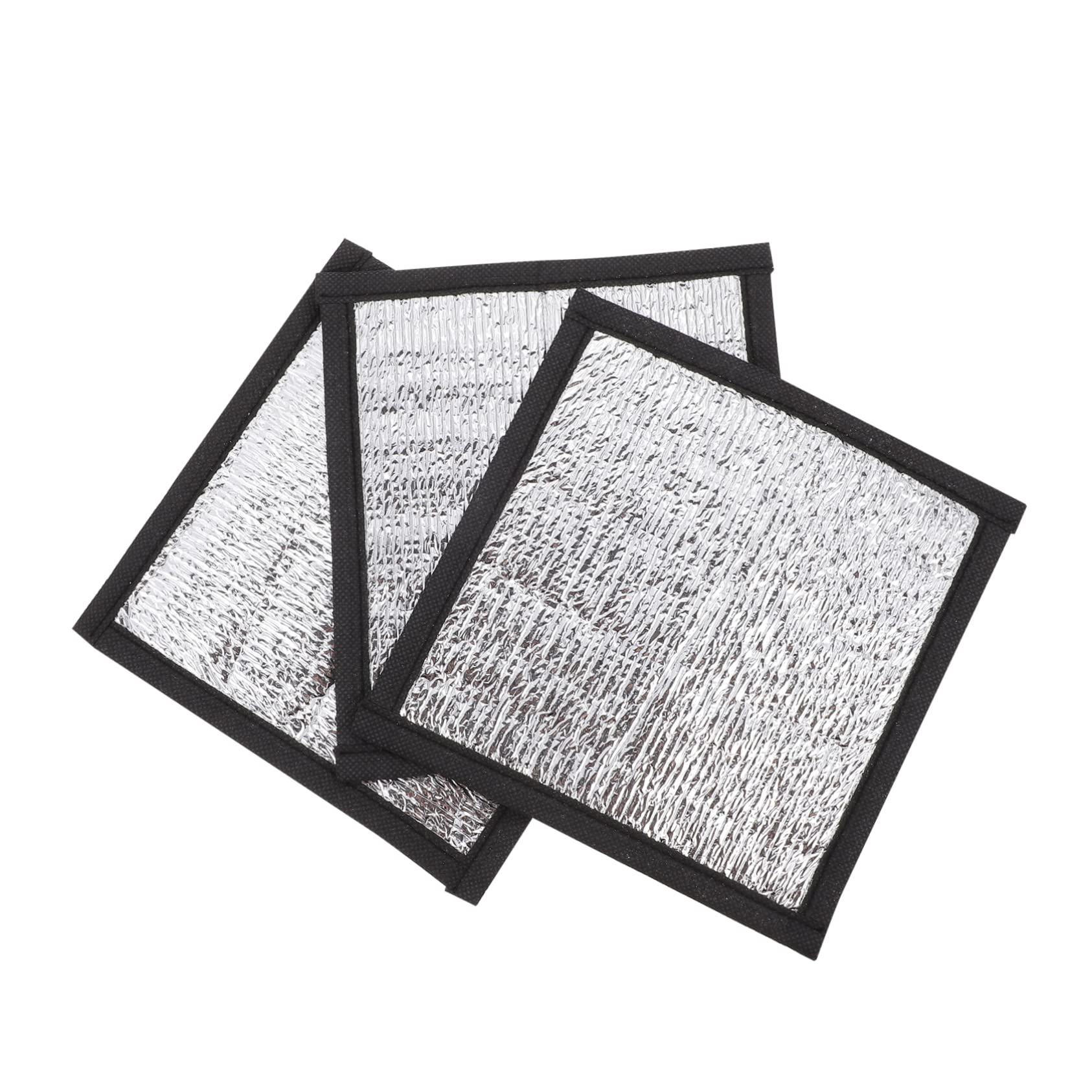 CORHAD 3sets Reptile Tank Warmer Pet Heat Pad Reflective Film for Tortoise Safe Reptile Heating Pad 3pcs*3