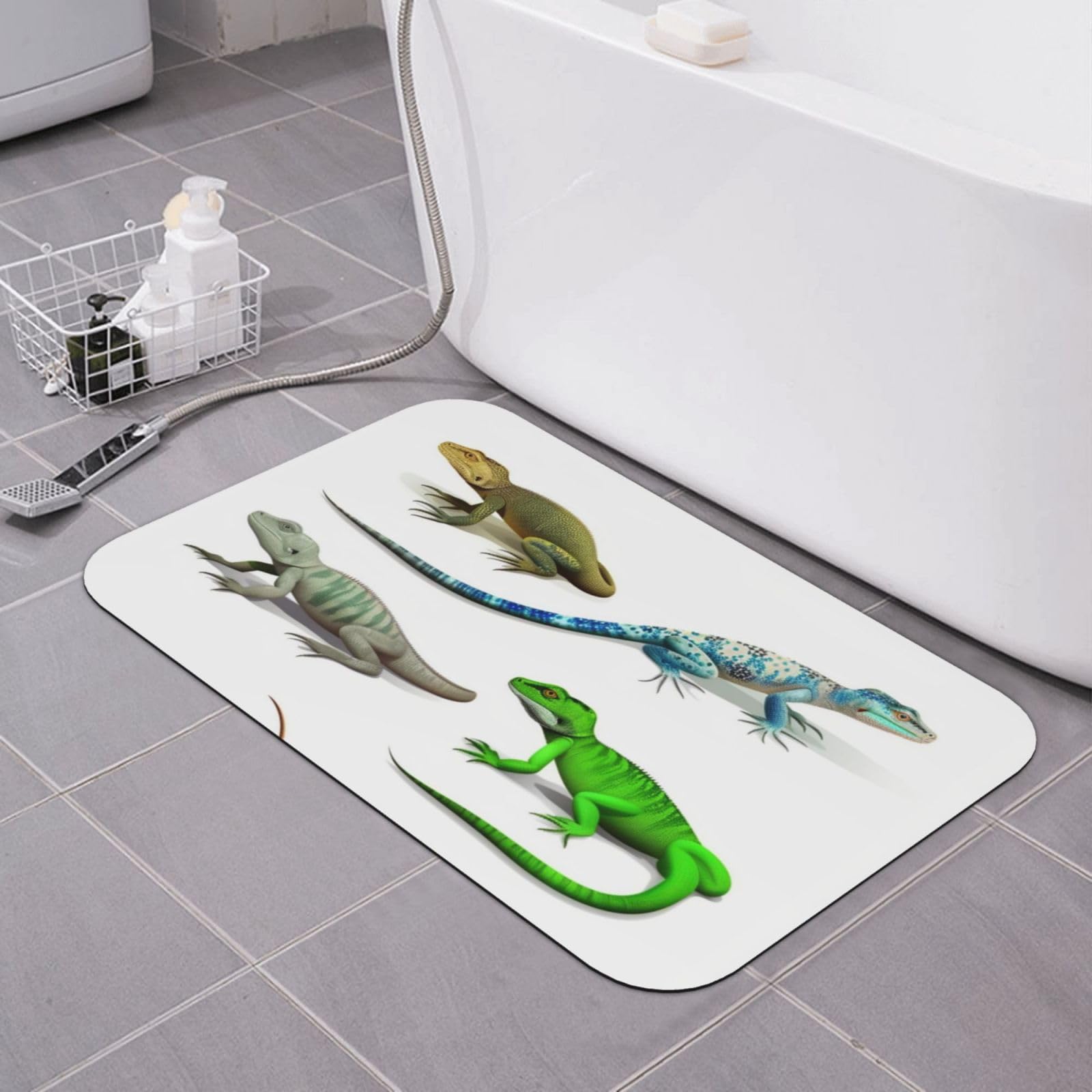 Tapis de bain en pierre absorbant pour sécuriser la sortie de douche