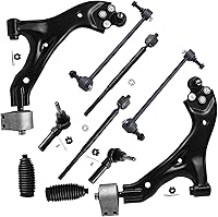 Vista 199 de Detroit Axle - Kit de suspensión delantera RWD de 10 piezas para Chevy GMC Silverado Sierra 1500 1999-2006, 2 brazos de control superior, 2 rótulas