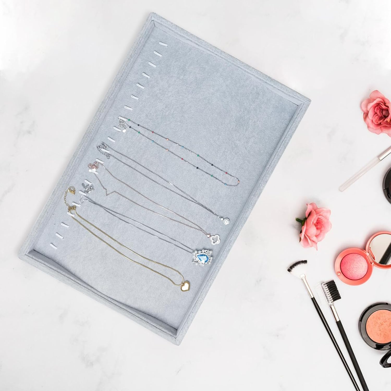 Necklace Tray, Practical Necklace Holder for Storage(Style 4) image 5