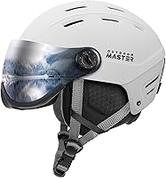 OutdoorMaster Kelvin II Snowboard Helmet & 2-in-1 Detachable Ski Goggles Set - EPS Protection, 14 Vents, Adjustable Fit for Men Women Youth