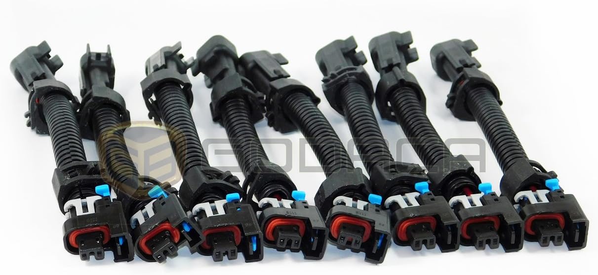 8x Connector Adapter Mini Multec 2 to EV6 Injector