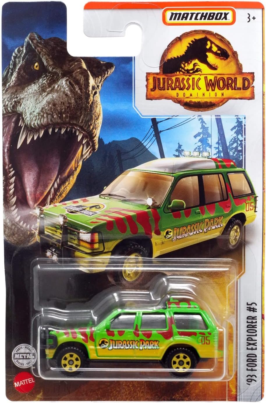 Hot Wheels Matchbox 2022 - '93 Ford Explorer #5 - Jurassic World Dominion