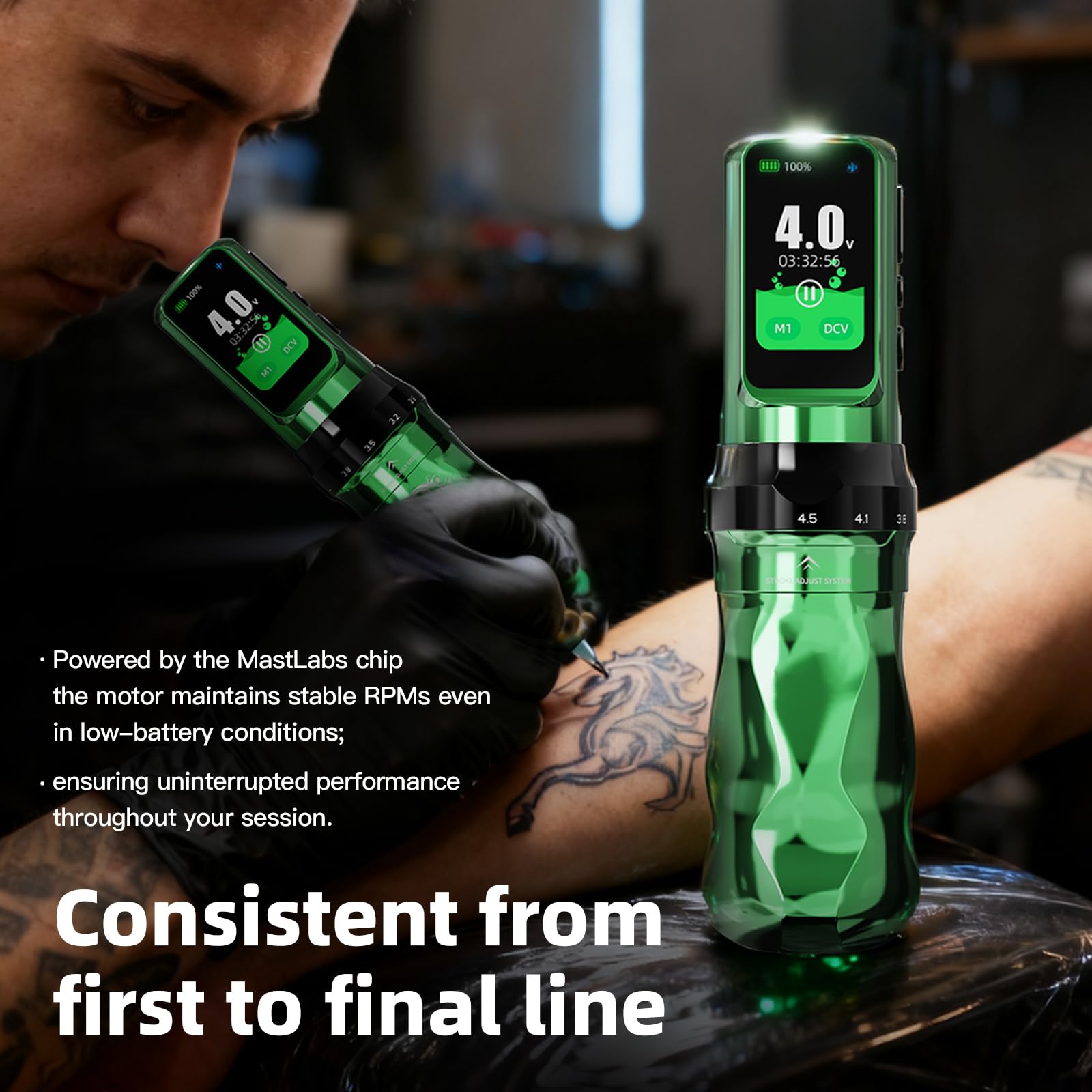 MAST プロフェッショナル ワイヤレス・タトゥーマシン Amazon | Mast Tattoo Fold Pro 午年モデル ワイヤレス タトゥーマシン