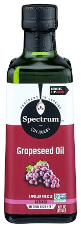 Spectrum Naturals Refined Grapeseed Oil, 16 oz.