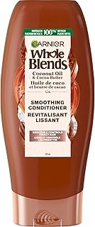 Garnier Whole Blends Coconut Oil/Cocoa Butter Conditioner With Coconut Oil &amp; Cocoa Butter Extracts For Oily Hair, 12.5 Fl ...