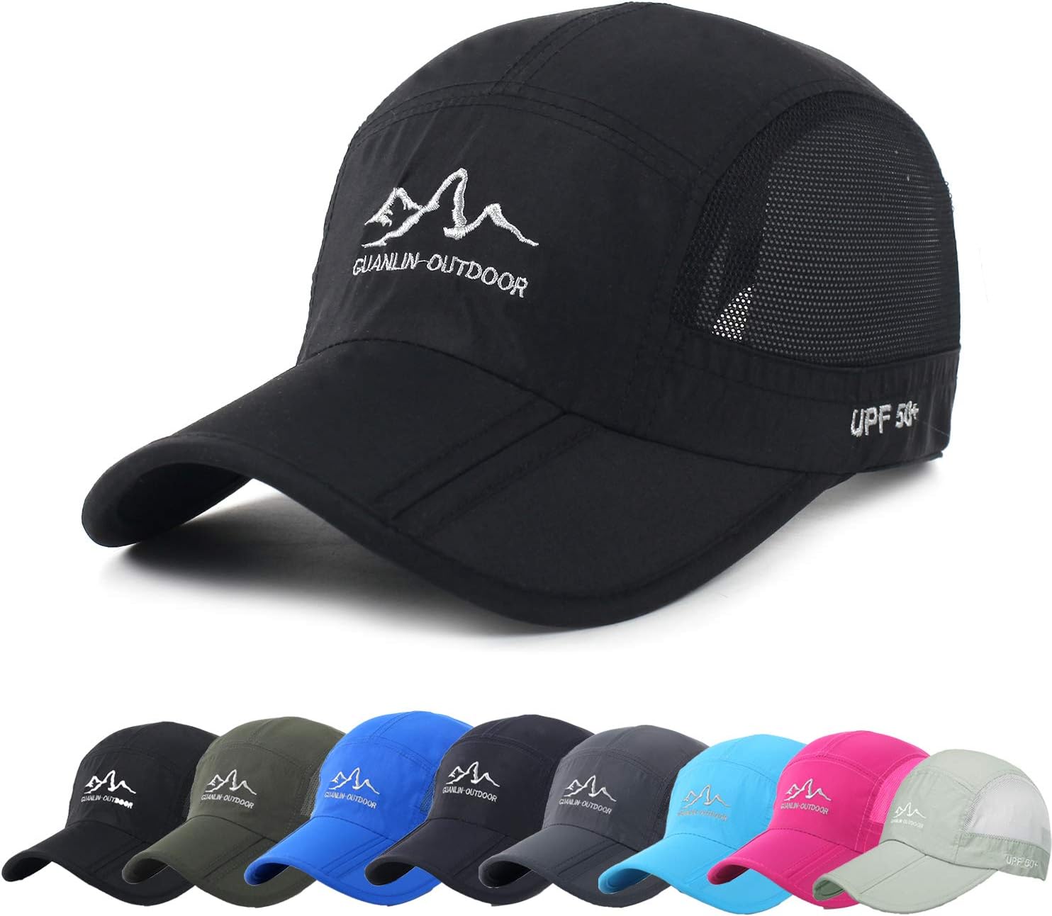 FADA Quick Dry Hat Breathable Mesh Baseball Cap Portable Summer Running Hat