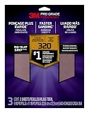 3M SandBlaster Advanced Sanding Sheets, 150 Grit, No-Slip Grip Backing, 9 x 11 Inch, 4 Sheets Pack (Wood, Metal, Drywall Sandpaper) – view 1