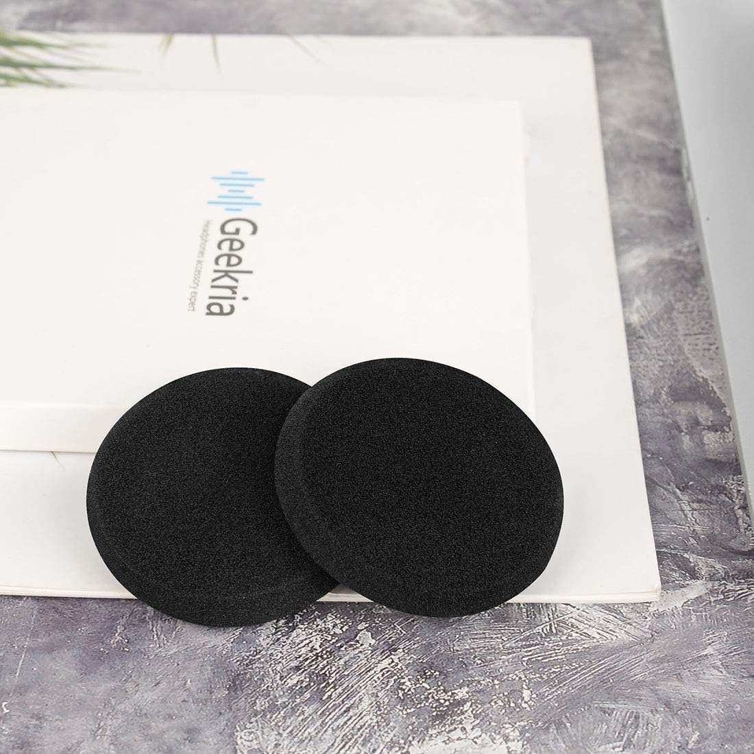 Geekria Foam Replacement Ear Pads for AKG K402/ K403/ K420/ K430/ K450/ K451/ K452/ Q460/ K480/ K24P/ K26P/ K412P/ K414P/ K416P Headphones Ear Cushion, Repair Parts (5 Pairs)