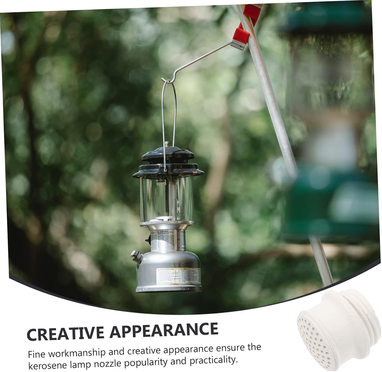 Ciieeo 12pcs Pottery Kerosene Lamp Nozzle Steam Lamp Parts Camping Accessories for Lantern Replaceable