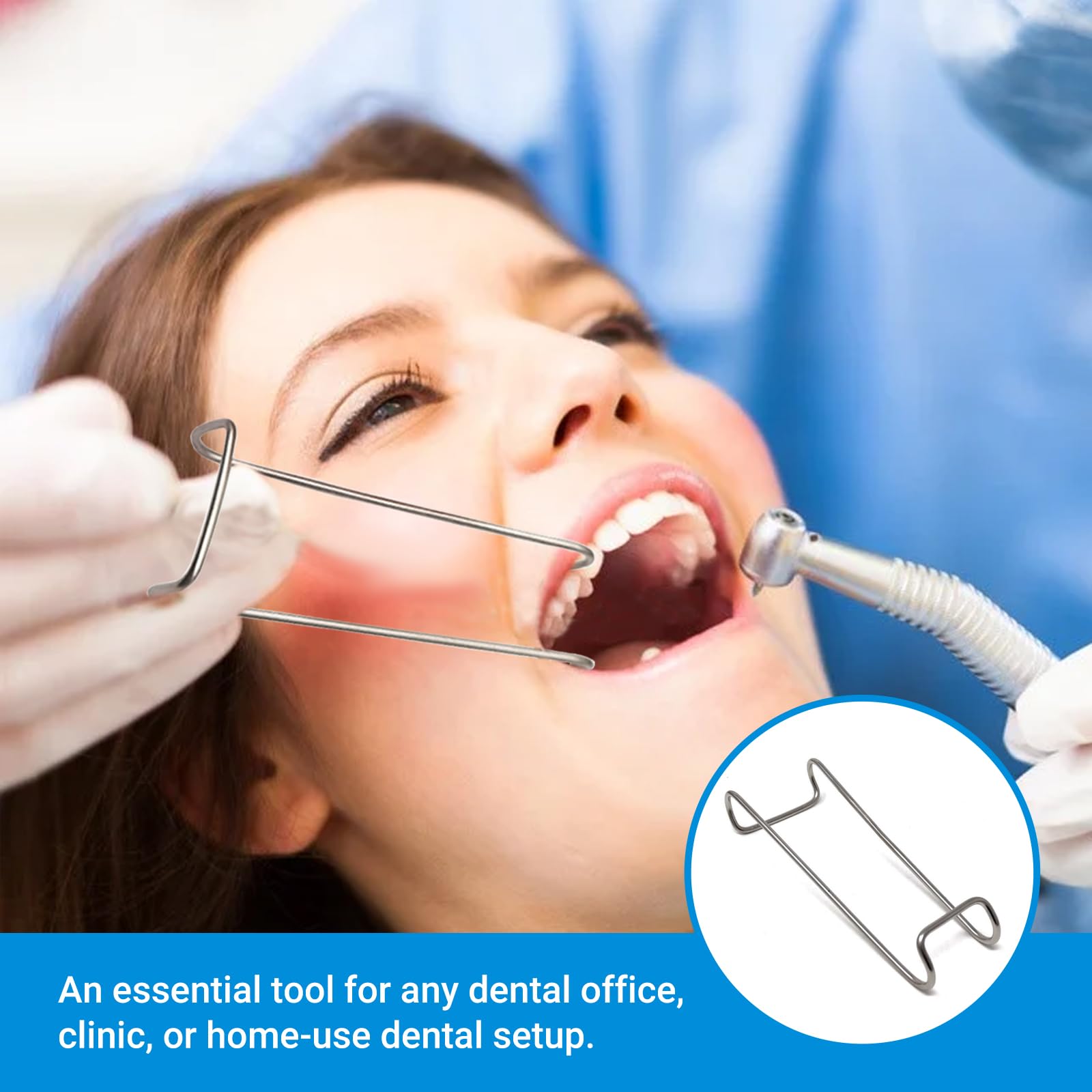 Dental Columbia Wange Retractor Autoklavierbarer Mundöffner, Zahninstrument für Zahnbeweißung und Zahnverfahren, 4 Stück
