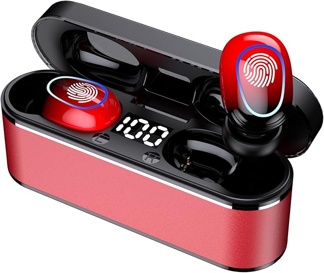 Wireless Earbuds Bluetooth 5.1 Wireless Headphone with Microphone, Noise Cancelling Wireless Ear Buds, Smallest Earbuds for Samsung Wireless Earphone audifonos Bluetooth inalambricos