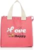 Snoopy Insulated Lunch Tote, pink SPZ-2269