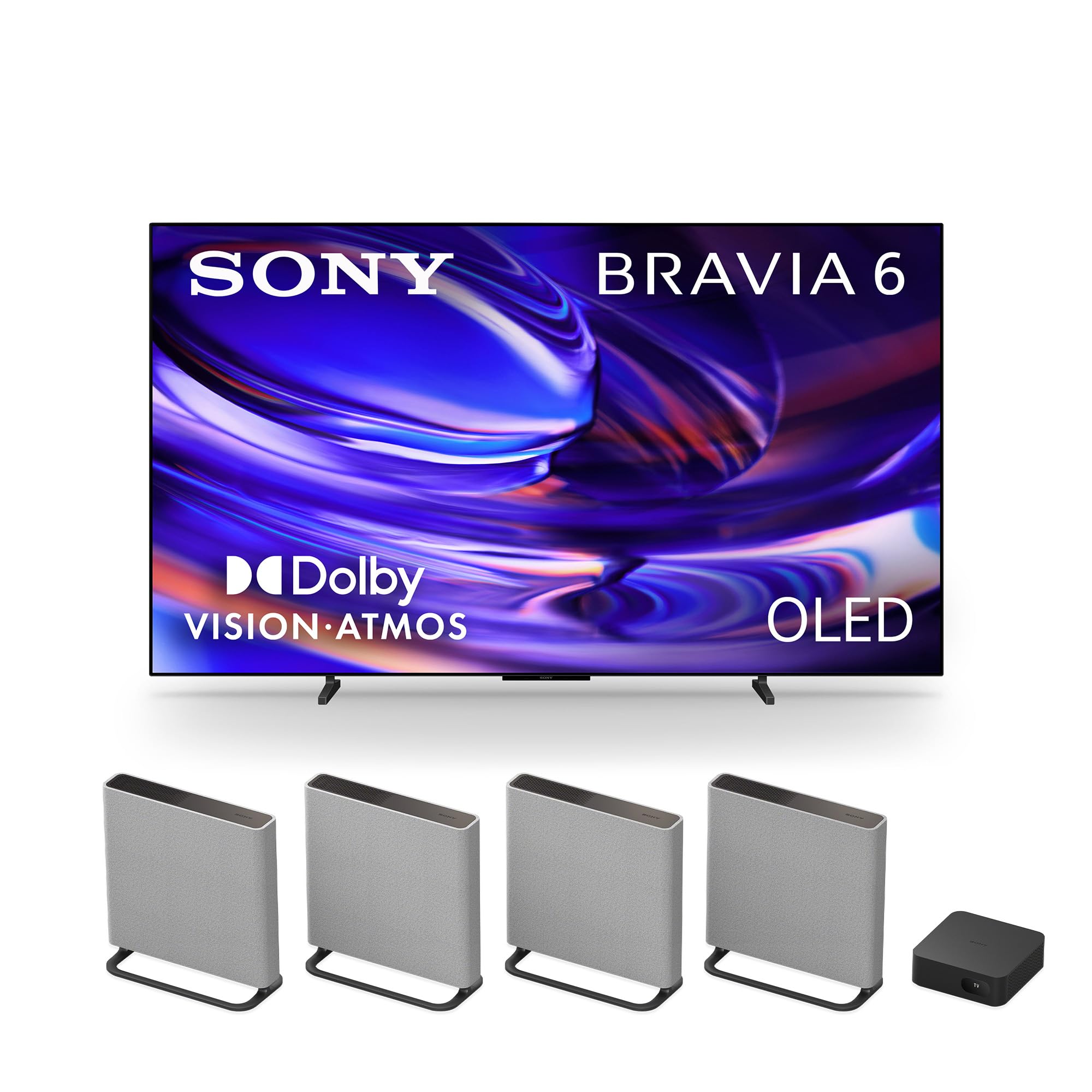 Sony 65 Inch BRAVIA 6 OLED TV and BRAVIA Theater Quad 16 Speaker System