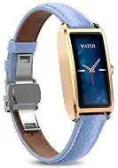 Elegant Smart Watch for Women Fitness Tracker with Step Counter Calorie Tracker Heart Rate Monitor Sleep Tracker IP68 Waterproof Activity Tracker Bracelet with AMOLED Touchscreen for iOS Android