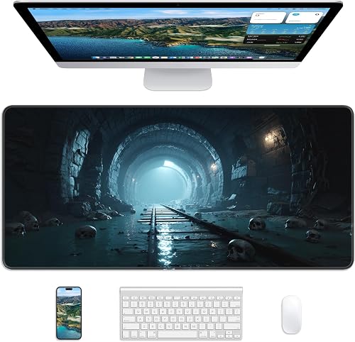 Velluxion Mouse Pad 31.5x15.7in Large Desk Mat Non-Slip for Office