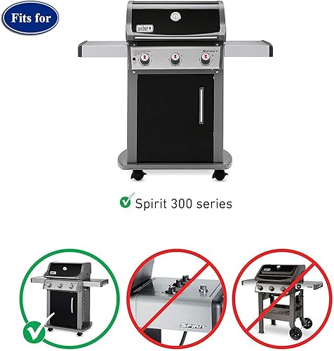 Miniatura 6 de Utheer 7636 Barras aromatizantes de 15.3 pulgadas para parrillas de gas Weber Spirit I y II y GS4 Spirit II 300, Spirit E310 S310 E320 S320 E330
