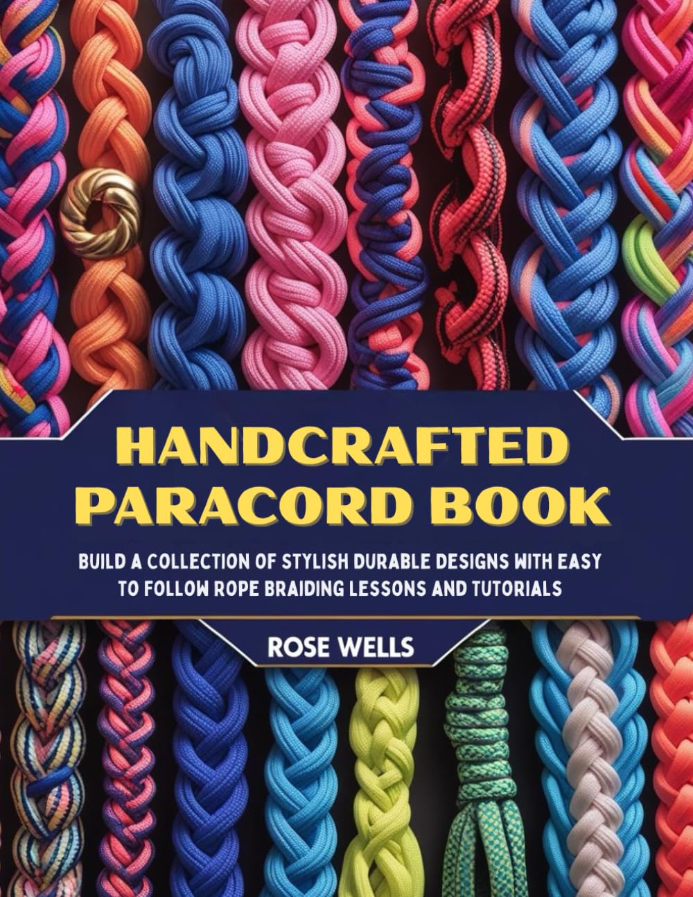 Handcrafted Paracord Book: Build a Collection of Stylish Durable Designs with Easy to Follow Rope Braiding Lessons and Tutorials