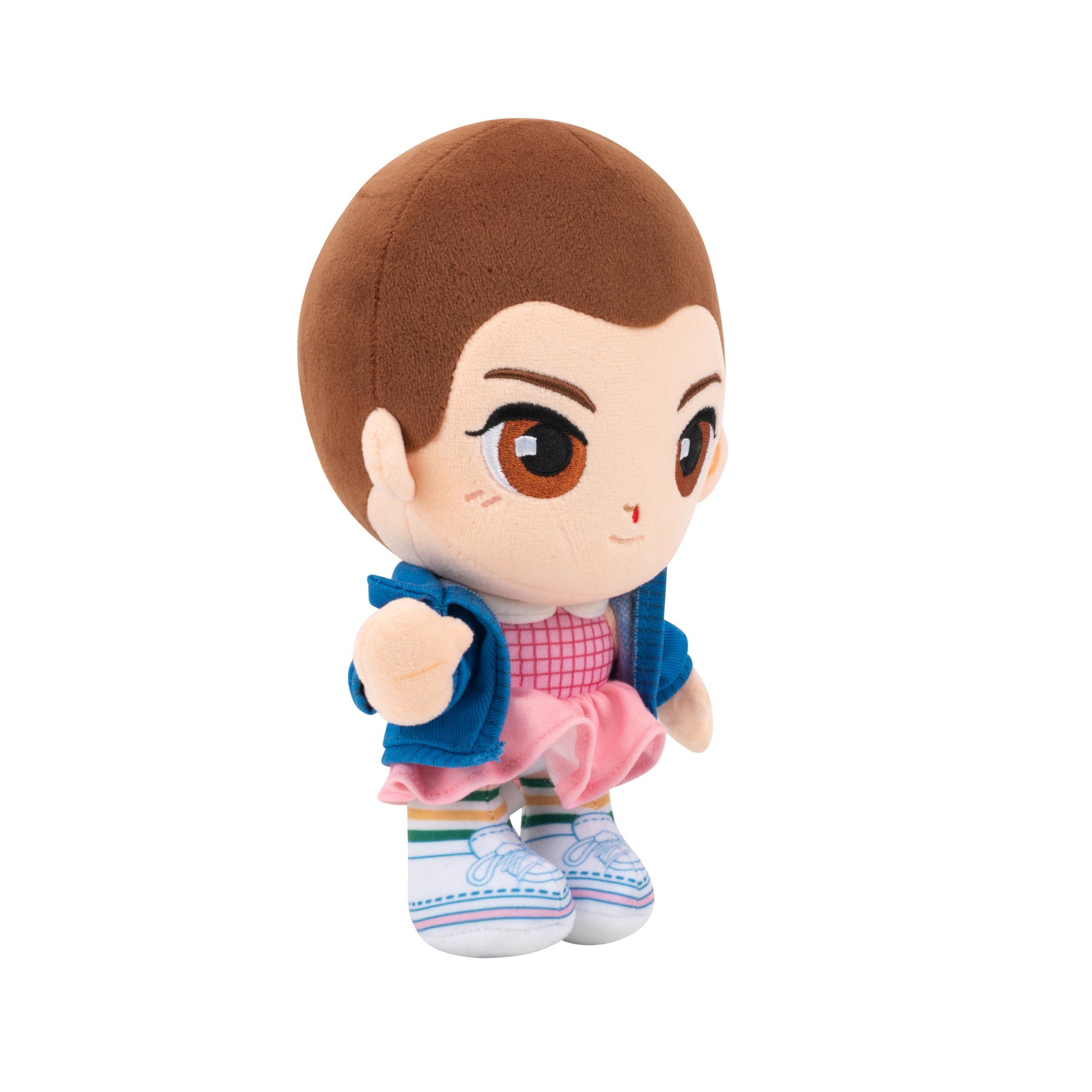 Stranger Things Eleven - Peluche morbido con ricamo speciale, 20,3 cm