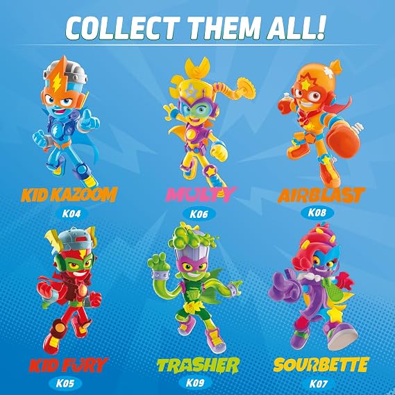 SUPERTHINGS KAZOOM POWER – Kazoom Kids. Articulated Multy action figure from the animated series -Superthings Kazoom Power-