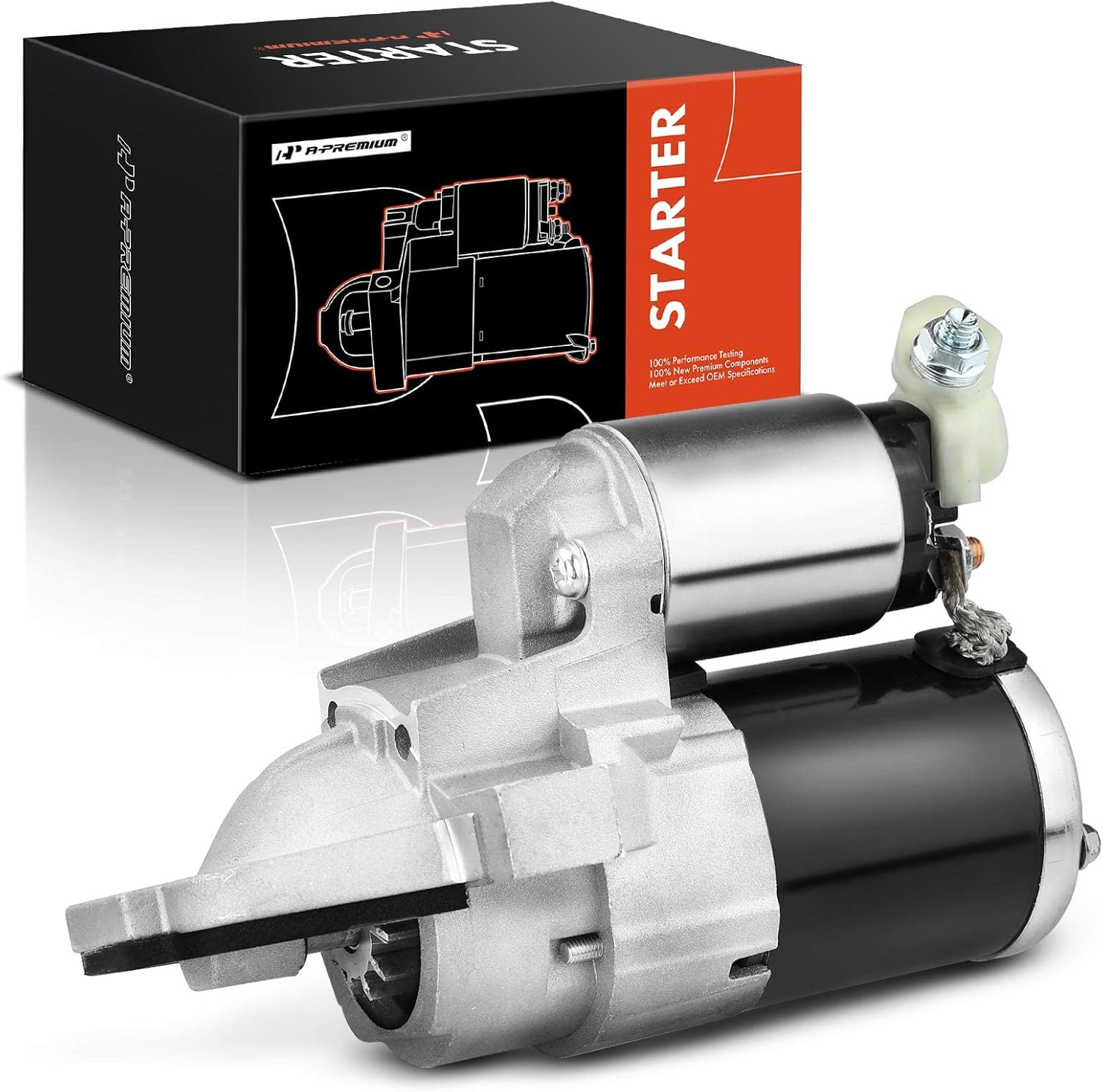 A-Premium Starter Motor Compatible with Mazda MX-5 Miata 2006-2008 2.0L & MX-5 Miata 2012-2015 2.0L, 12V 1.4KW 11 Teeth Clockwise, Replace# LFG118400