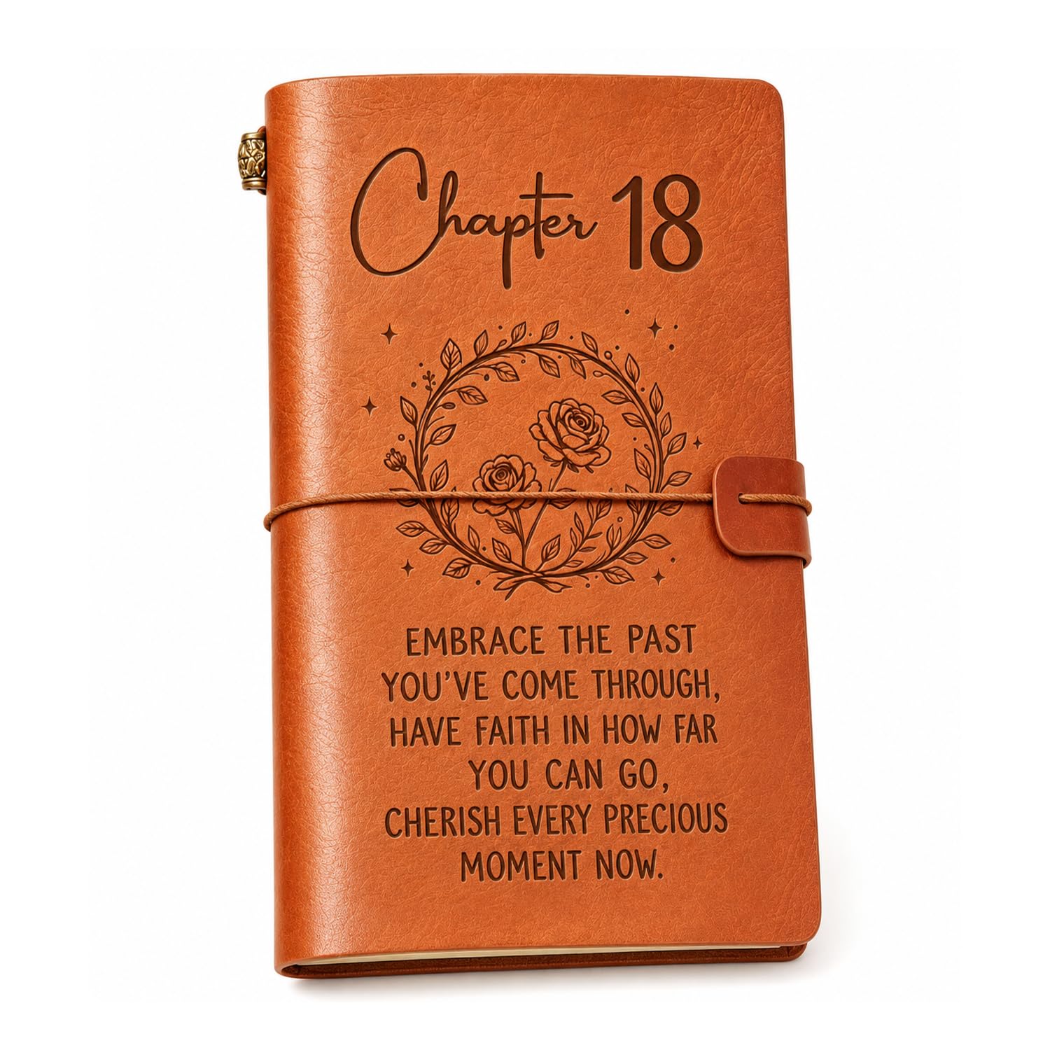 18th Birthday Gifts for Girls, Chapter 18 Journal Gift for Girl, Daughter Christmas Birthday Gifts from Mum, Leather Diary Journal Gifts for 18 Year Old Best Female Daughter Sister Girlfriend Coworker
