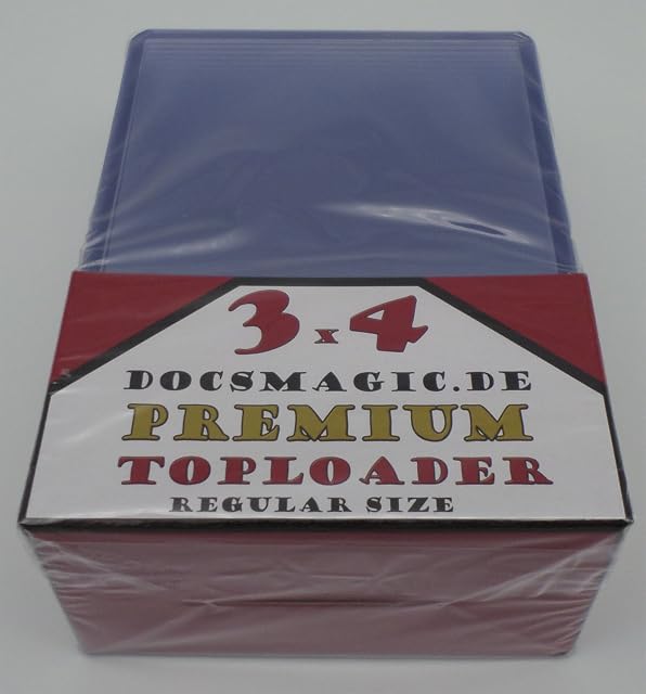 Foto 4 de 6 de docsmagic.de 4 x 25 Premium Toploader - 3" x 4" - Standard Size - 70 x 96