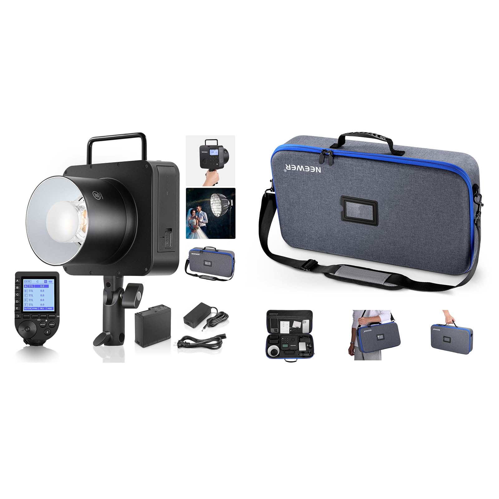 NEEWER Q4-400 Ws TTL 2.4G