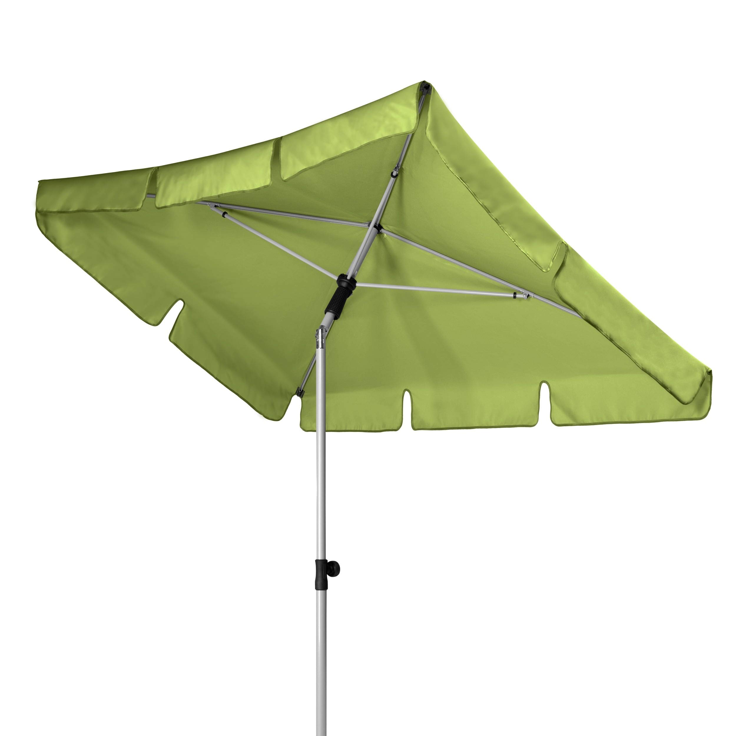 Doppler Active - Parasol rectangulaire pour Balcon et terrasse - Pliable - 180x120 cm -Vert