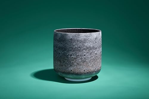 TOPFUND Emerald Fusion 432 Hz F Note - Cuenco de cristal de 8 pulgadas, tono perfecto, chakra timo, funda de transporte resistente y delantero de