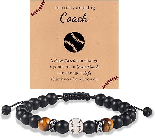 Pulsera ajustable para hombre, béisbol, baloncesto, fútbol, regalos para niños, regalo de regreso a la escuela, Navidad, aniversario, cumpleaños,