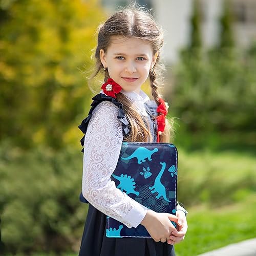 Miniatura 5 de Álbumes de tarjetas deportivas de dinosaurios lindos con 400 ranuras, ideal para varias tarjetas de juego