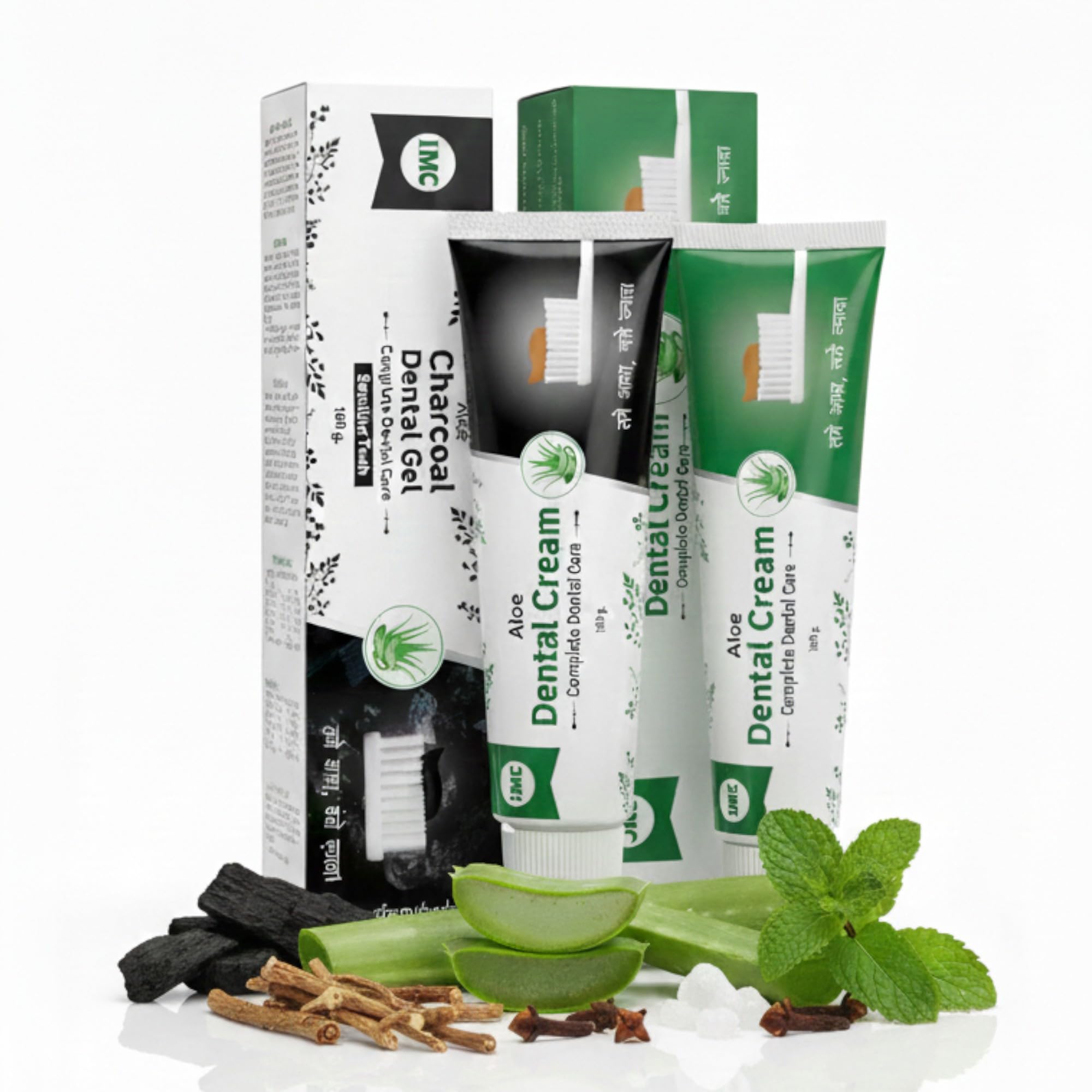 IMC Charcoal Dental Gel 100g & Aloe Dental Cream 100g | DENTAL GEL-picture-12