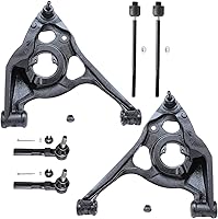 Vista 123 de Detroit Axle - Kit de suspensión delantera RWD para Chrysler 300 Dodge Challenger Charger Magnum, brazos de control superior con barras