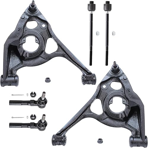 Miniatura 126 de Detroit Axle - Kit de brazos de control AWD para cargador Chrysler 300 Dodge Challenger Magnum, 2 brazos de control superiores delanteros con rótula