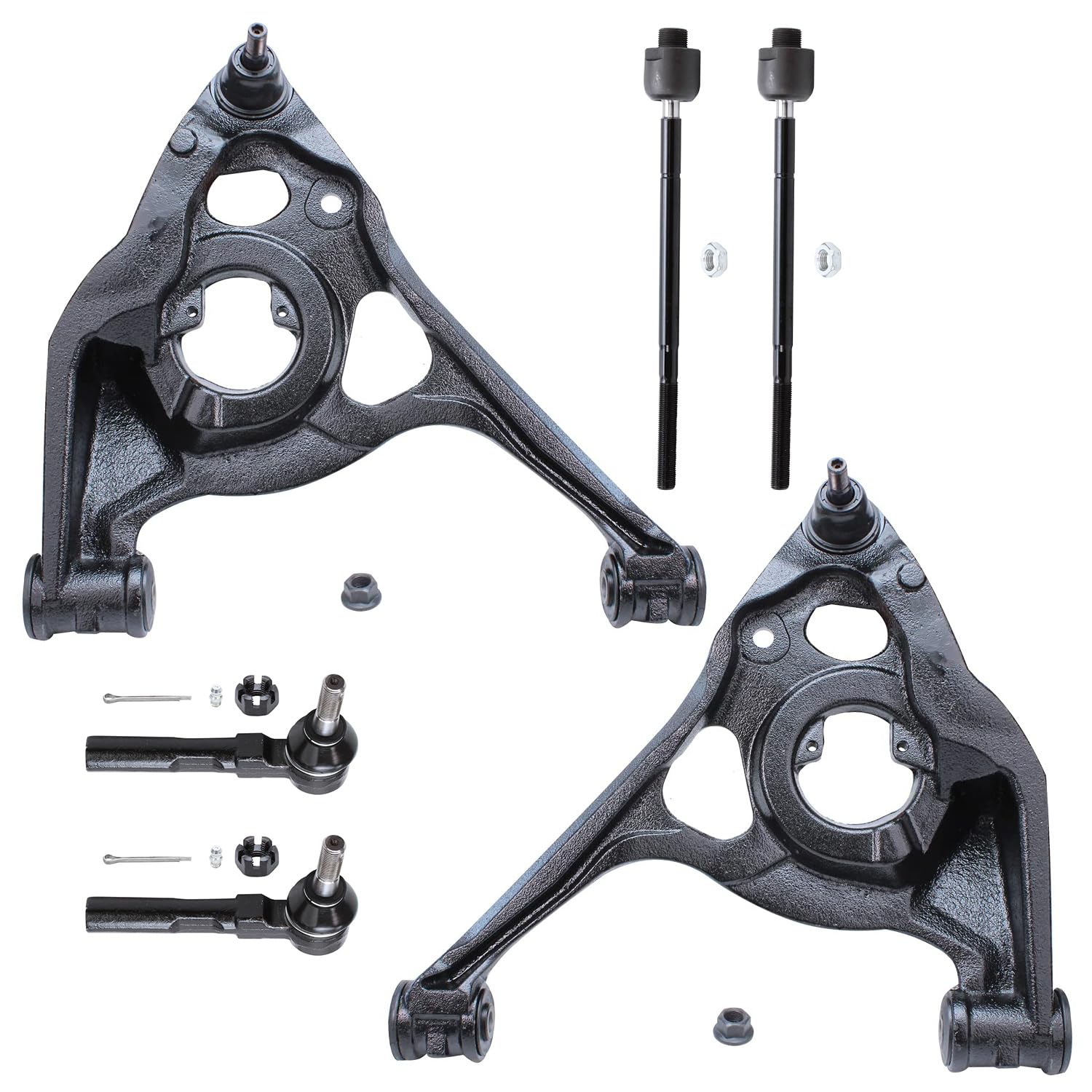 Detroit Axle - Front Lower Control Arm w/Ball Joints and Inner &amp; Outer Tie