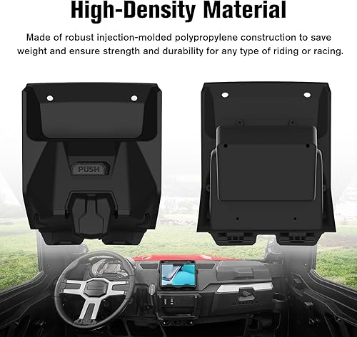 Miniatura 5 de Soporte para tablet con caja de almacenamiento para Polaris Ranger XP 1000 18-24, soporte GPS para dispositivos electrónicos Polaris Ranger XP 1000