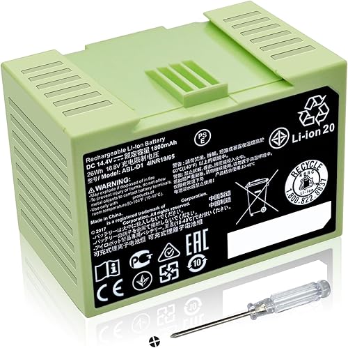 Miniatura 1 de ABL-D1 4624864 Batería para iRobot Roomba i8 i7 i7+ i7 Plus 7150 7156 7158 7550 7558 i7150 i7158 i7556 i7558 e5 5150 e5150 E515 2 e5154 e5158 i3 i3+