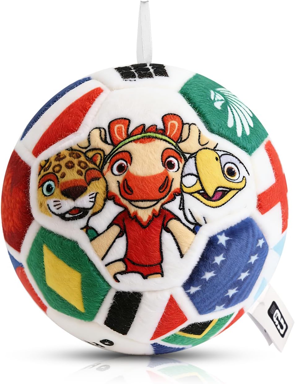 MESUCA FIFA 2026 Soccer Ball Plush Toy Keychain, 4.7" for Kids