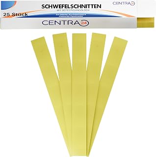 Centra24 Schwefelschnitten 25 Stück – Zur Erzeugung von Schwefeldioxid