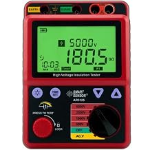 Resistance Meter 500-5000V Megohmmeter High Voltage Insulation Resistance Tester AR3125 for Electrical Work
