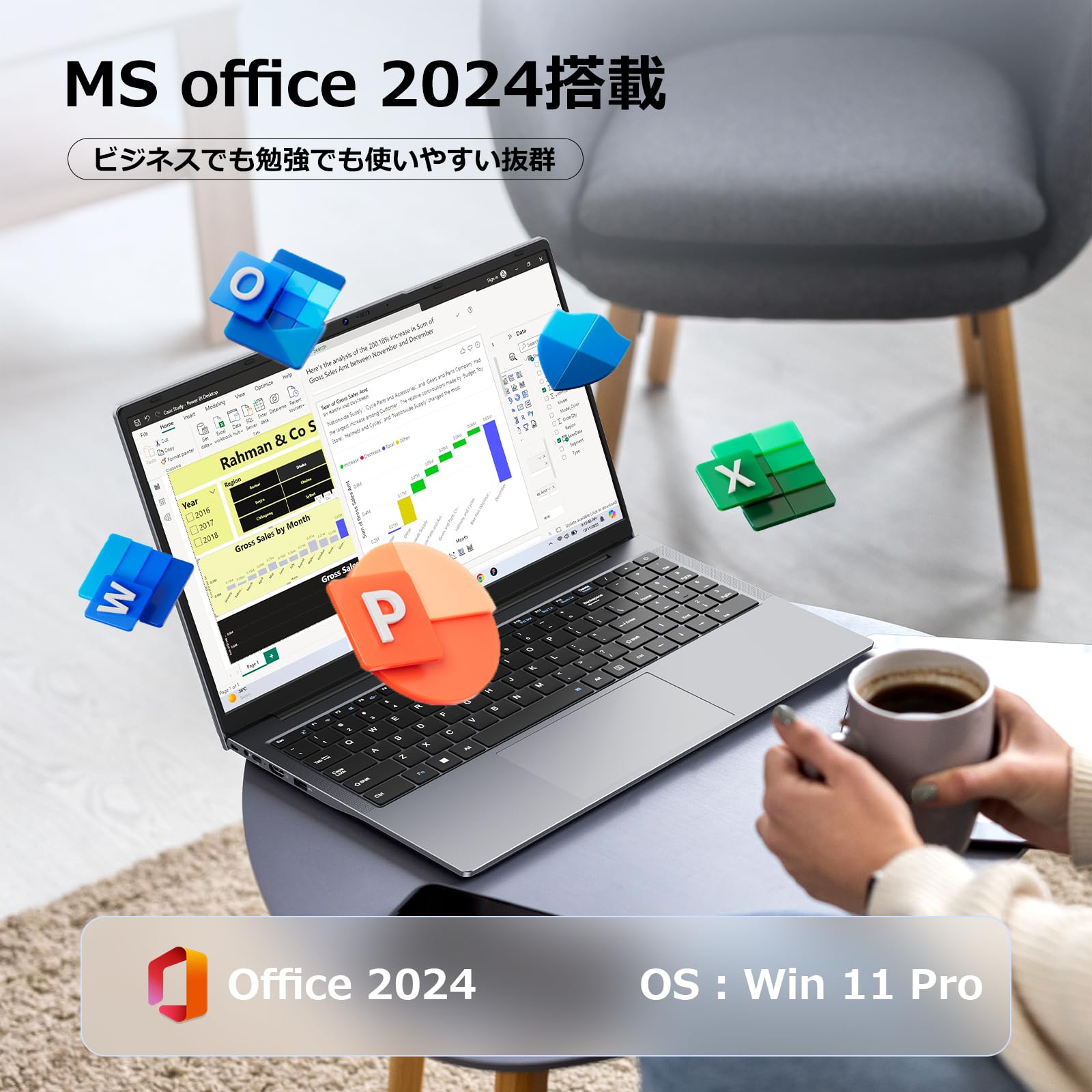 Amazon.co.jp: Eyy Laptop Office 2024 15.6 Core m3-8100Y 16GB