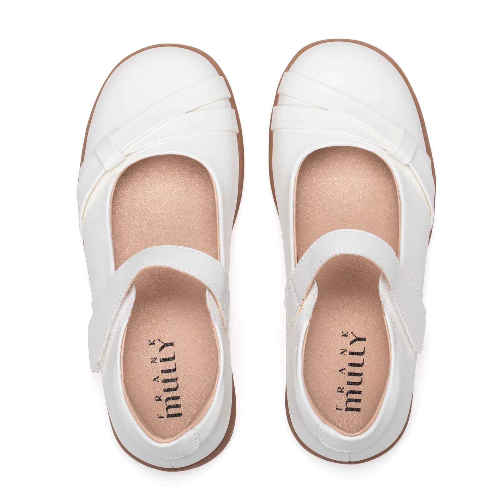 Frank Mully Mädchen-Kleiderschuhe Mädchen Mary Jane Flache Schuhe Ballerinas Flache Party-Schulschuhe mit Schleife für Kleinkinder/kleine Kinder/große Kinder